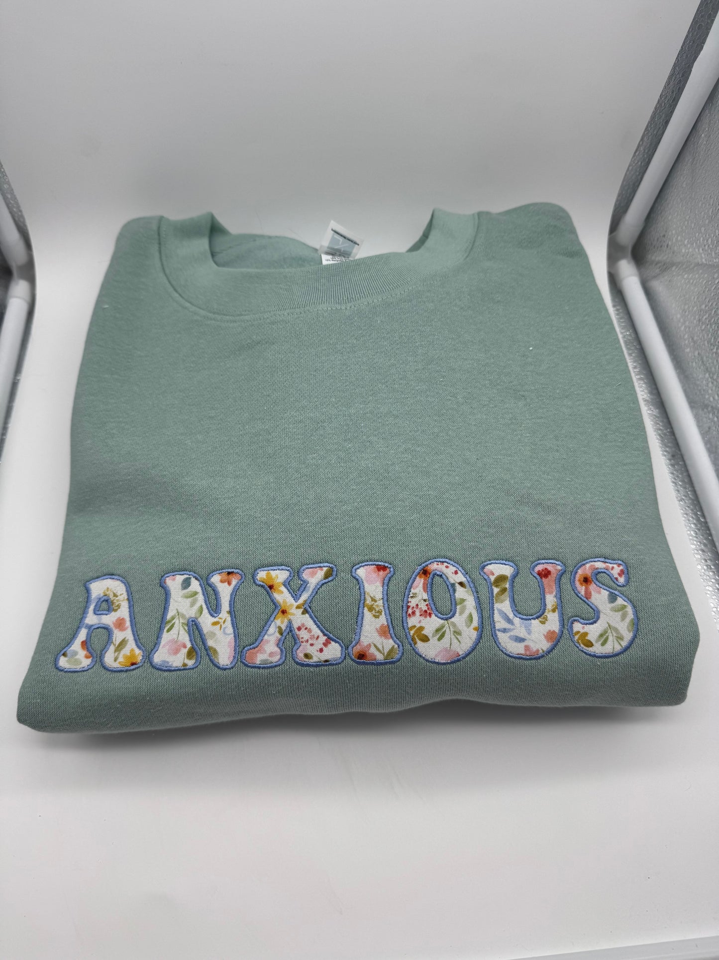 Custom Anxious Crewneck Sweatshirt