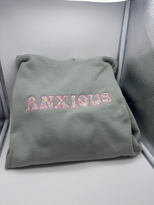 Custom Anxious Hoodie Sweatshirt