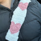 Pink Heart Seatbelt Covers