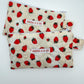 Mini Strawberries & Cream Quilted Zipper Pouch