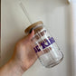 16oz Be Kind Beer Can Glass