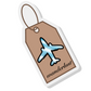 Travel Bag Tag Sticker