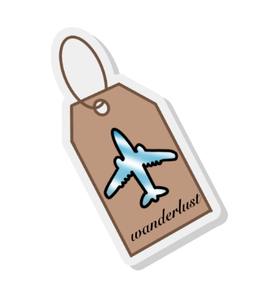 Travel Bag Tag Sticker